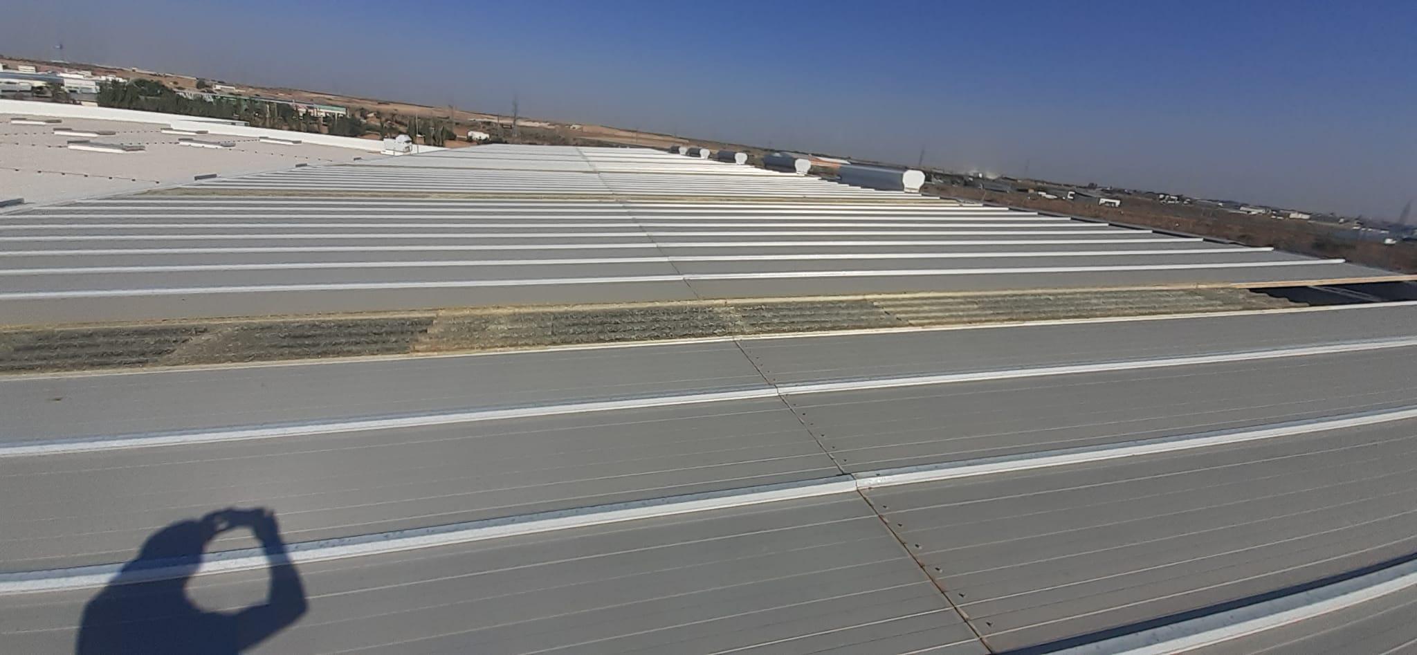 instalación  panel de sandwich horizontal Madrid